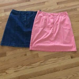EUC Talbots skirt bundle size 16